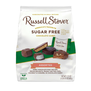Rusell Stover Chocolate Pecanas Sin Azúcar 1 Pz